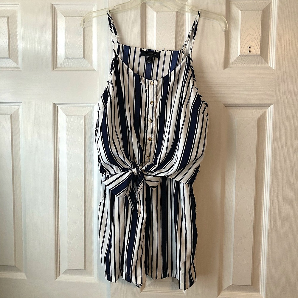 Atmosphere Striped Romper